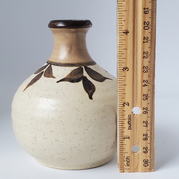 Studio Pottery Turned Vase Signed Munko Smithers BC Vintage - Picture 6 of 7